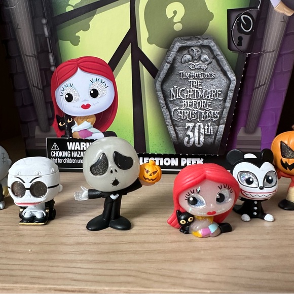 Disney Doorables Nightmare Before Christmas Collection Peek 8 Figures New - Picture 5 of 6